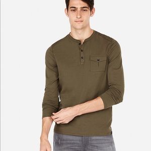 Moisture-Wicking Performance Pocket Henley